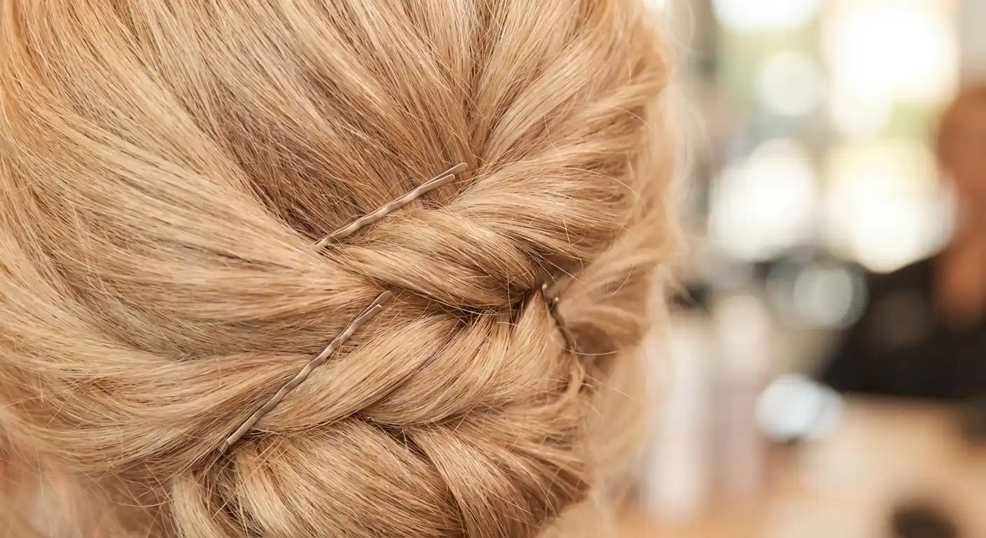 Gentle bobby pins designed for fine delicate hair
