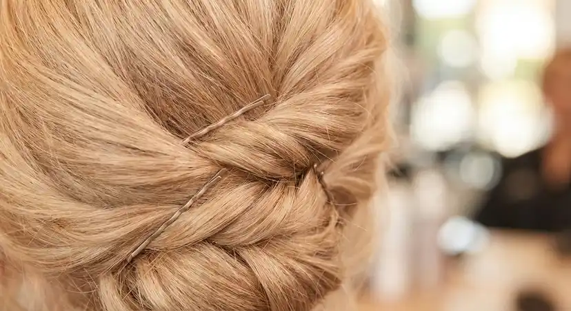 Gentle bobby pins designed for fine delicate hair