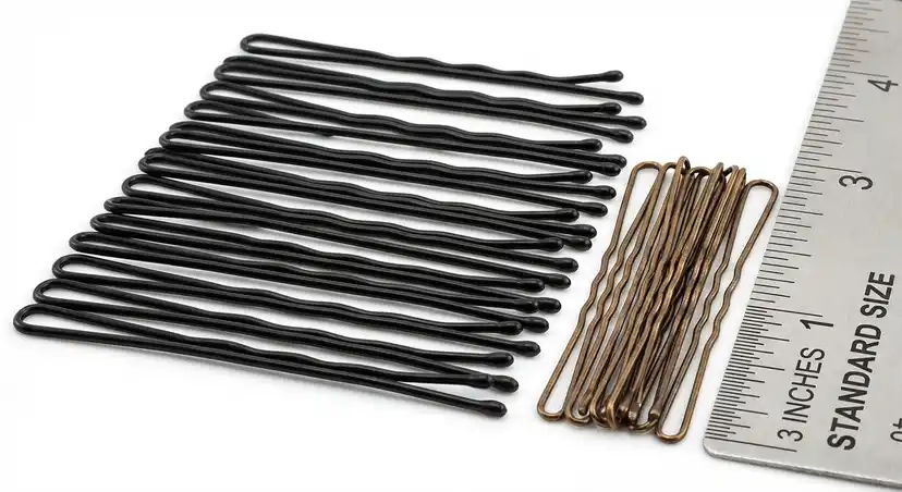 Jumbo bobby pins for thick hair and updos
