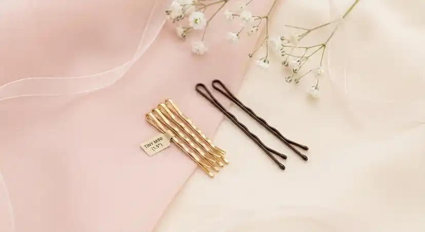 Mini bobby pins for delicate hair styling