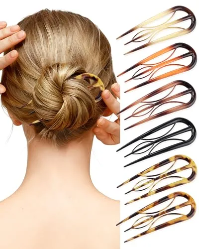 AWAYTR French Hair Pin, U-Shaped Acetate Fork