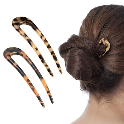 Benefree Cellulose Acetate French Hair Pins (2 Pack)