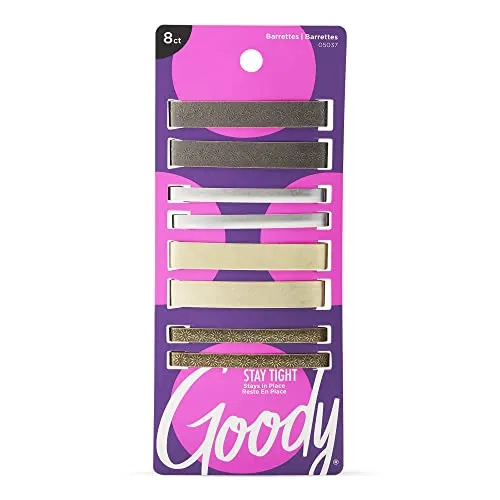 Goody Stay Tight Hair Barrettes (8 Ct)