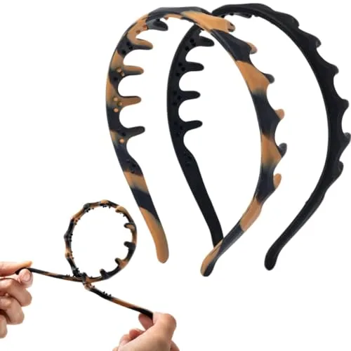lumitrail Silicone Comb Headbands (2 Pack)