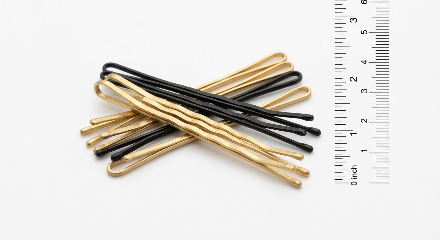 Small Mini Bobby Pins 1.38" (100 Pack)