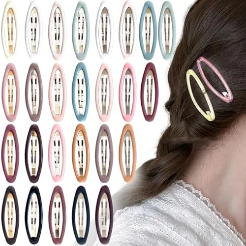 Mythos Metal Ellipse No-Slip Hair Clips (26 Pcs)