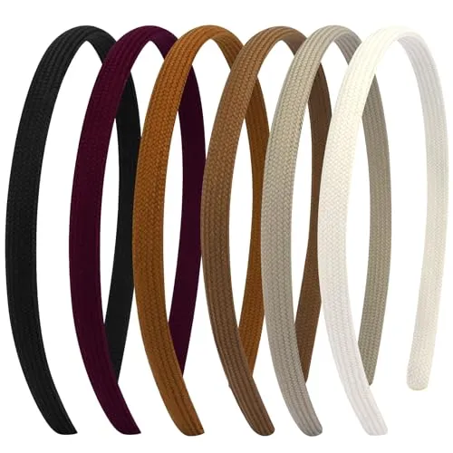 Vovii Thin Fabric Headbands (6 Pack)